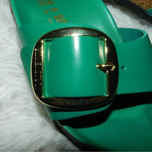 BIRKENSTOCK Arizona big buckle slide sandal digital green🆕📦🏃🏻& SHIPS - Picture 3 of 6